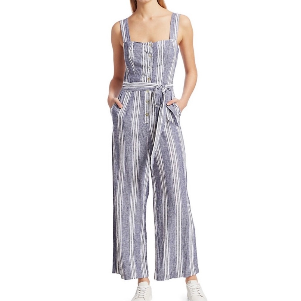 Rails Kyra Seaport Stripe Linen Blend Beachy Belt… - image 1
